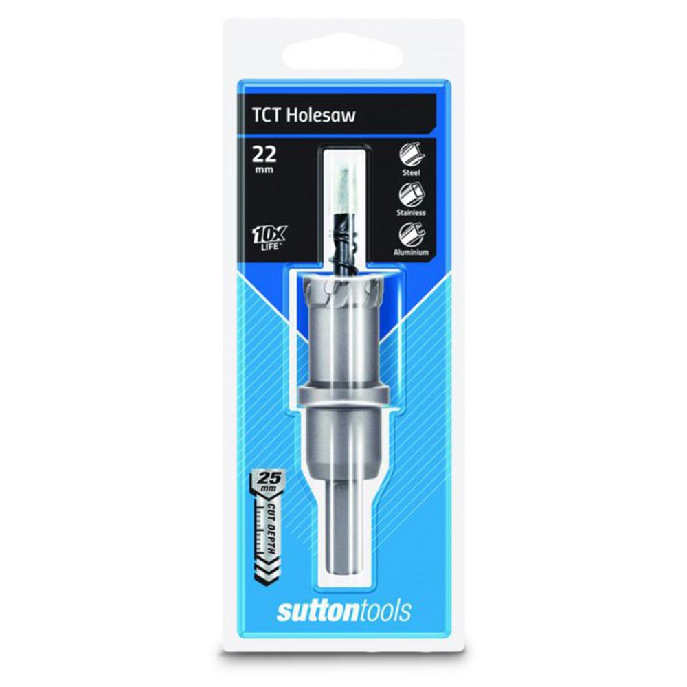 SUTTON 22 X 25MM TCT HOLESAW FOR METAL