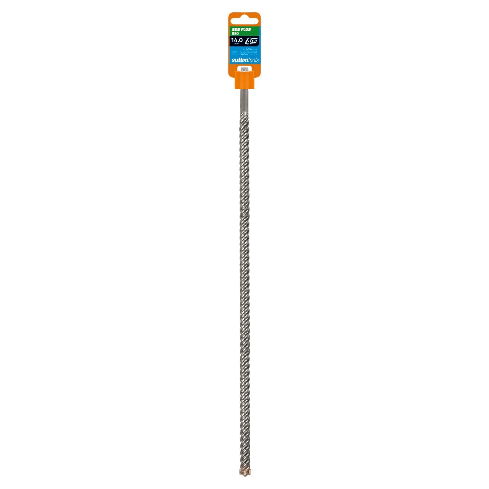 SUTTON 14X460MM 4-CUT REO SDS PLUS TCT MASONRY DRILL BIT D6371400