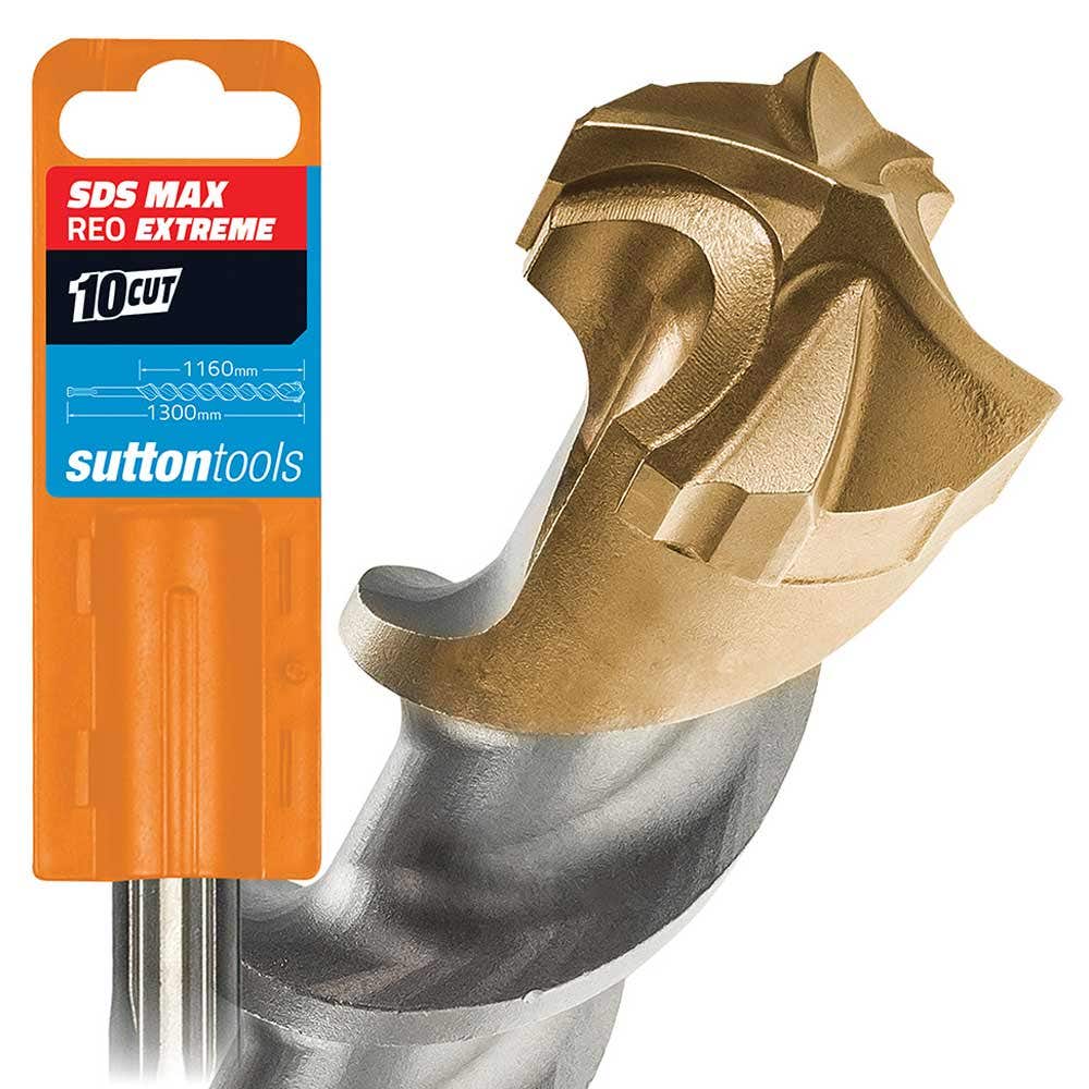 SUTTON 32X1300MM 4-CUT EXTREME SDS-MAX TCT MASONRY DRILL BIT D6483200
