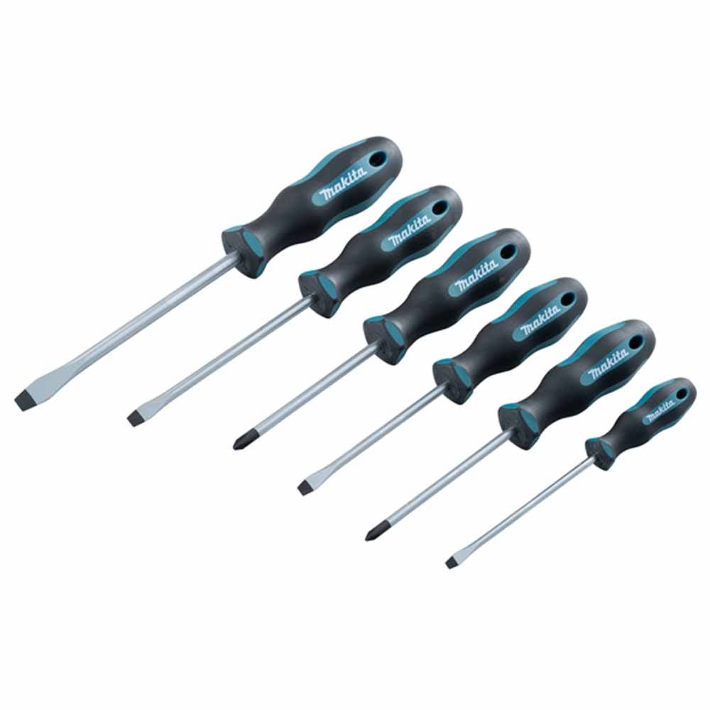 Makita Hand Screwdriver Set Ph & Slot - 6Pk E-10506