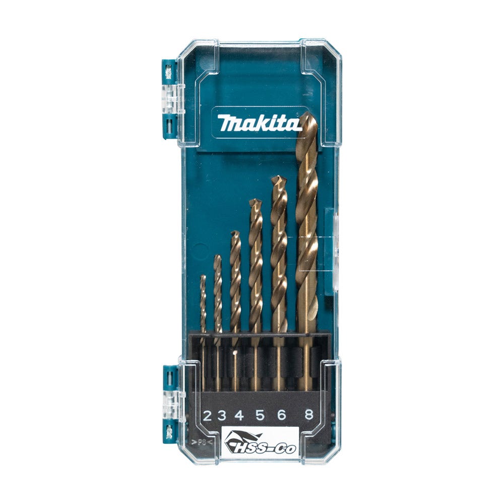 Makita Hss-Co Metal Drill Bit 2-8Mm - 6Pc Set D-75758