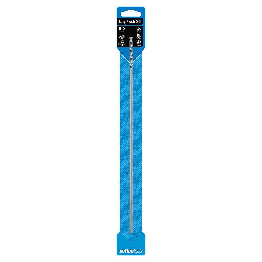 SUTTON 5.00 X 300MM METAL DRILL BIT EXTRA LONG HSS D2170500