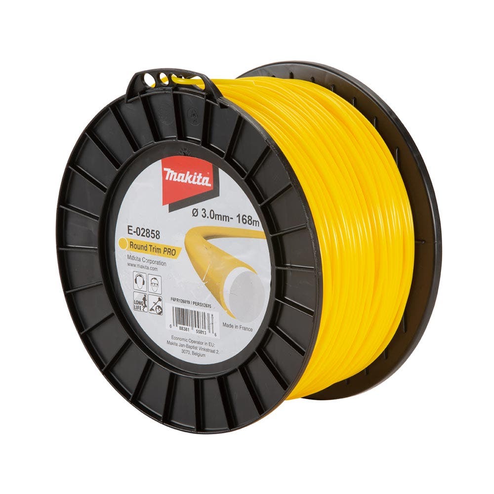 Makita Round Trim Pro Yellow Line 3Mm X 168M E-02858