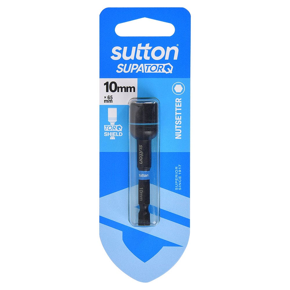SUTTON SUPATORQ 10MM X 65MM MAGNETIC NUTSETTER BIT S230H01CH