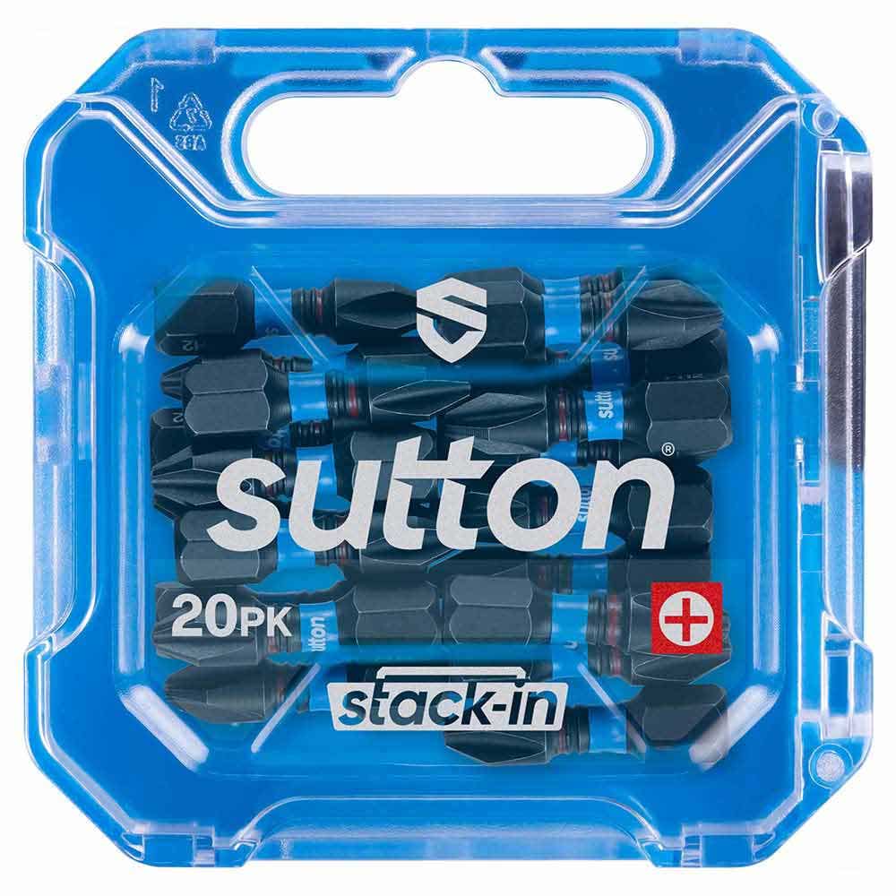 SUTTON SUPATORQ PHILLIPS PH2X25MM SCREWDRIVER BIT S200 STACK-IN - 20 PIECE S200T20A02