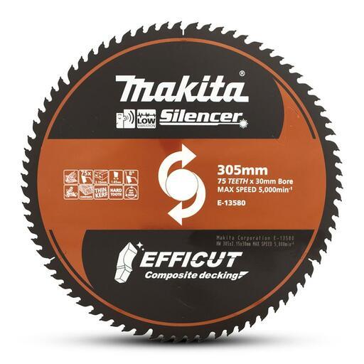 Makita Efficut Composite 305 X 30X75T Tct Blade E-13580