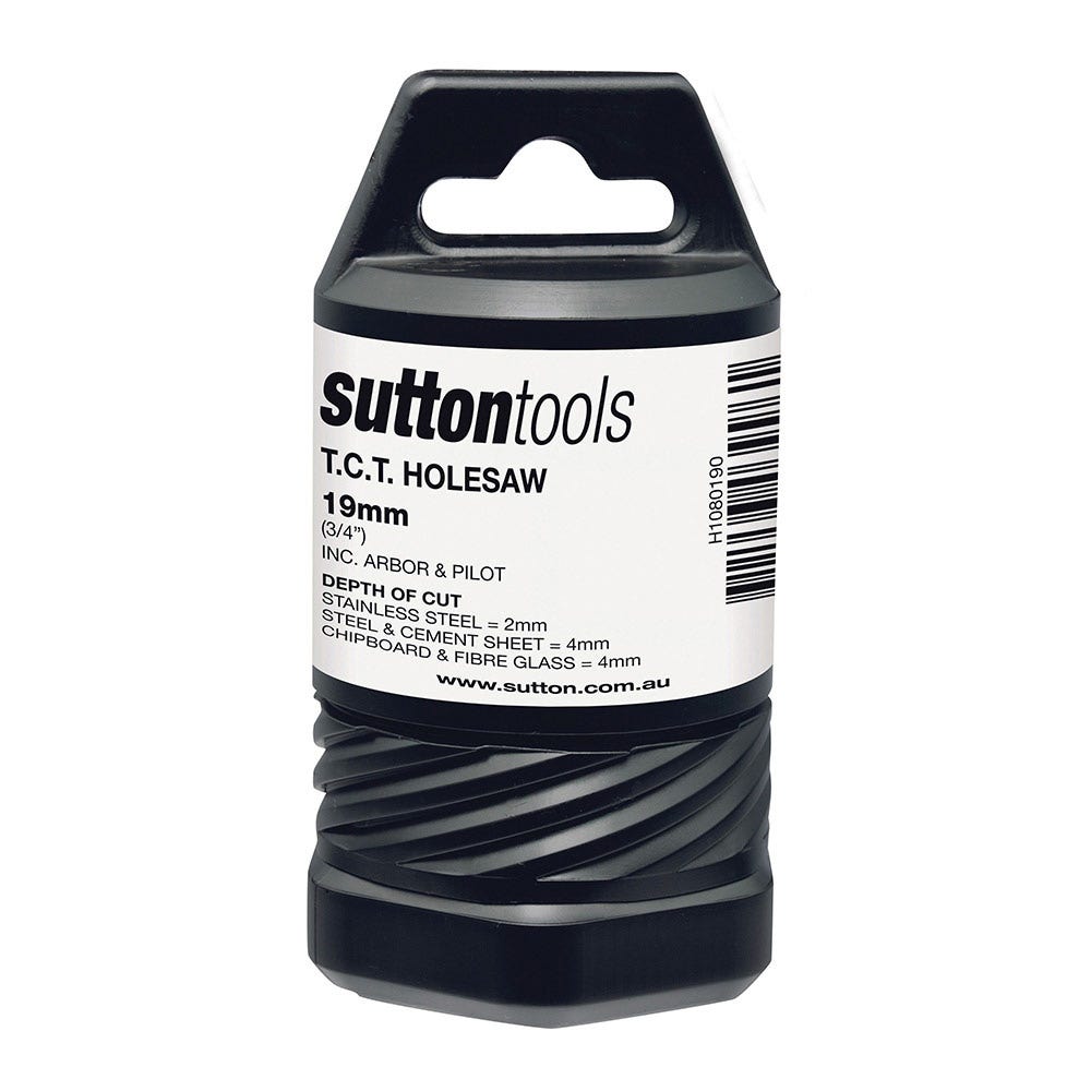 SUTTON 20MM TCT METAL HOLESAW W/ ARBOR H1080200