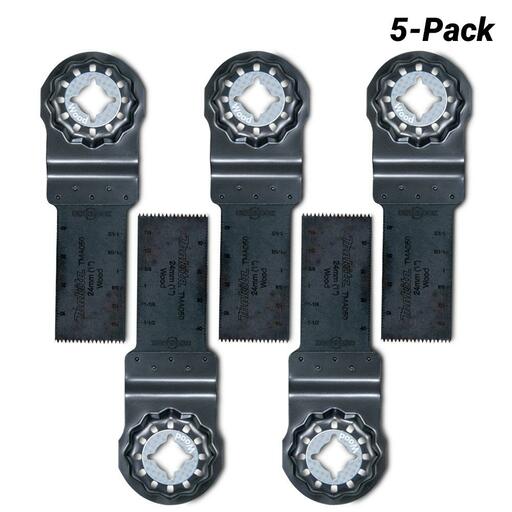 Makita Starlock Plunge Cut Saw Blade Hcs 24Mm X 18Tpi - Tma050 - 5Pk B-64842-5
