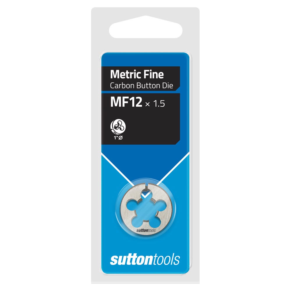 SUTTON M12 X 1.5 1INCH OD BUTTON DIE M4031207