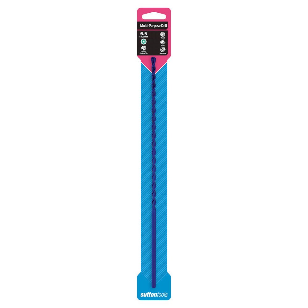 SUTTON 6.5X300MM TCT MULTI-PURPOSE DRILL BIT D6110653