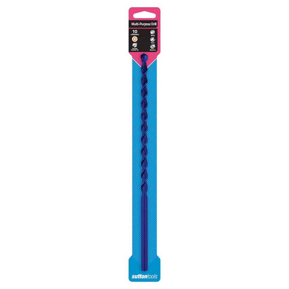SUTTON 10X300MM TCT MULTI-PURPOSE DRILL BIT D6111003