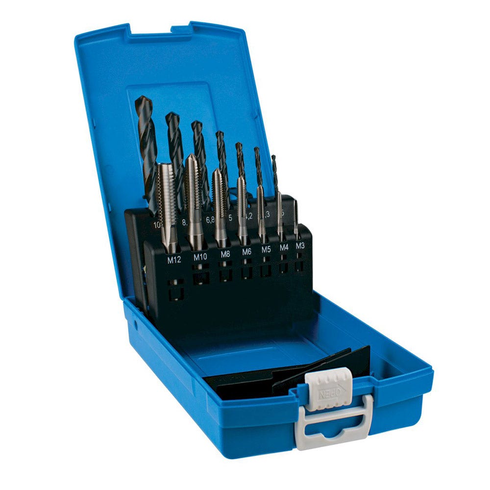 SUTTON M3-M12 TAP AND DRILL SET - 14 PIECE T3850014