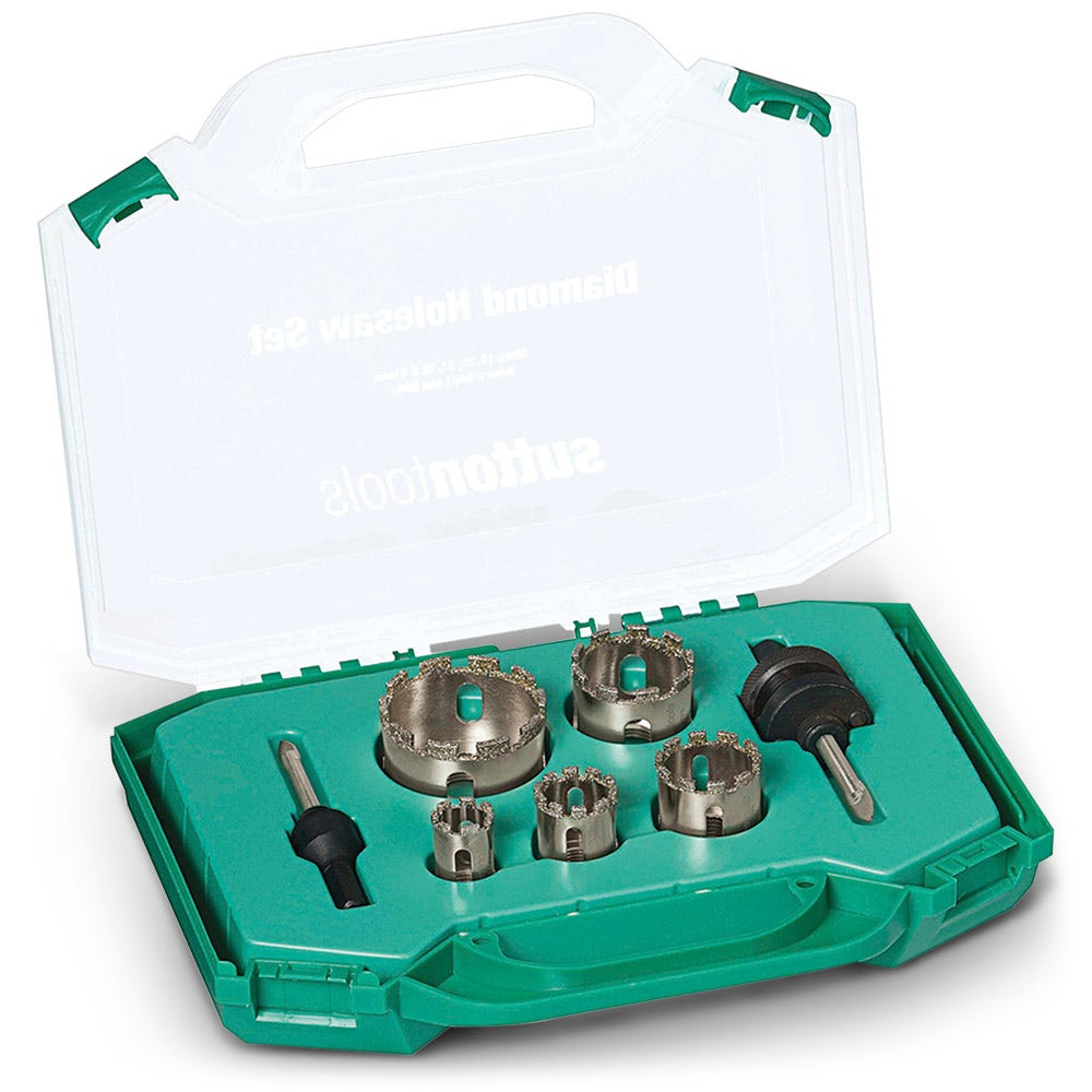 SUTTON 19-51MM DIAMOND GRIT HOLESAW SET - 5 PIECE H1150007