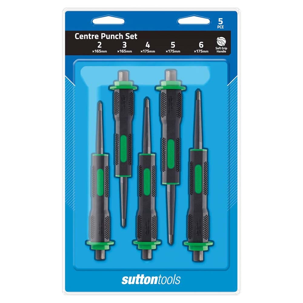 SUTTON 2-6MM CENTRE PUNCH SET - 5 PIECE M7070005