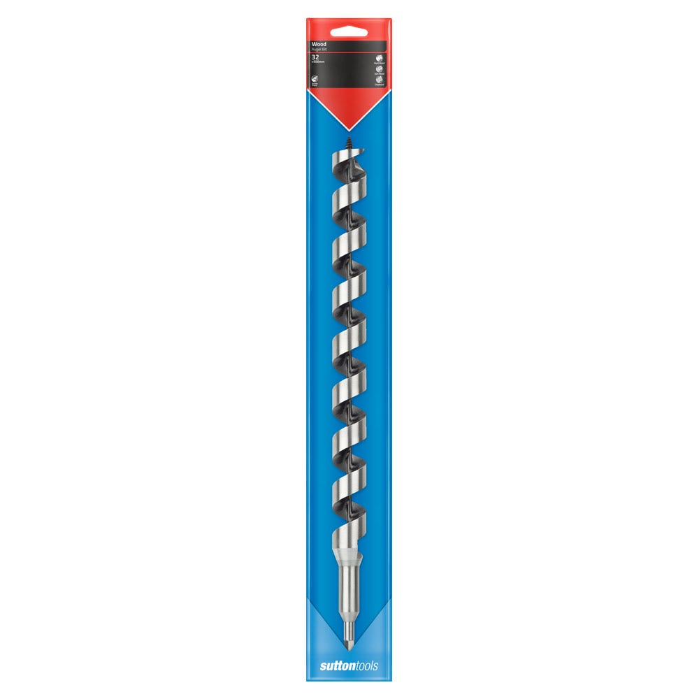 SUTTON 32.0MM X500MM 7/16INCH POWER GROOVE SHANK LONG SERIES DRILL BIT D5123200