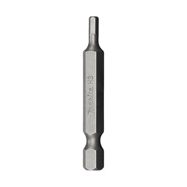 Makita HEX 3 x 50mm MAGNETIC SCREWDRIVER BIT 3pk B-25448