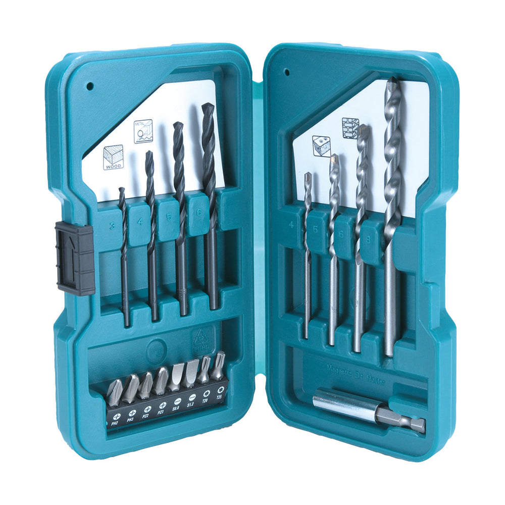 Makita Combination Drill & Driver Bit Set - 17Pc D-40200
