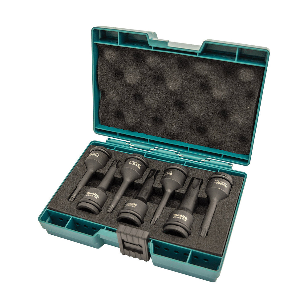 Makita IMPACT BLACK - TORX DRIVE - 1/2 SOCKET SET - 7pc E-23628