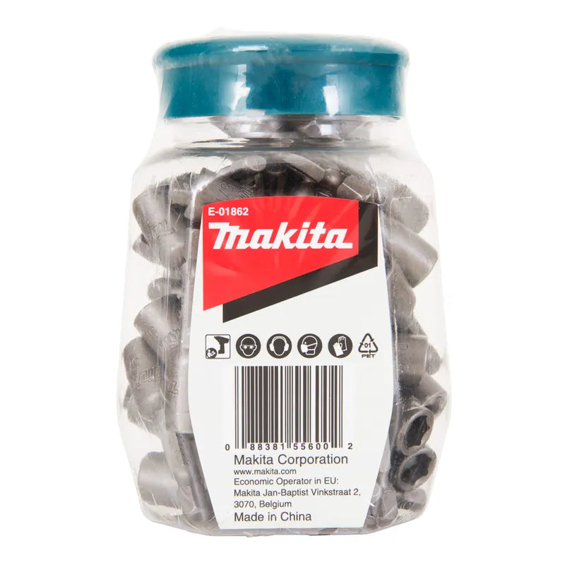Makita 5/16" X 48mm Magnetic Nutsetter Candy Jar (50Pc) E-01862