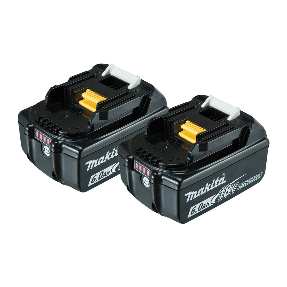 Makita 18V 6.0Ah Battery Twin Pack (Bl1860B-L) 198490-0