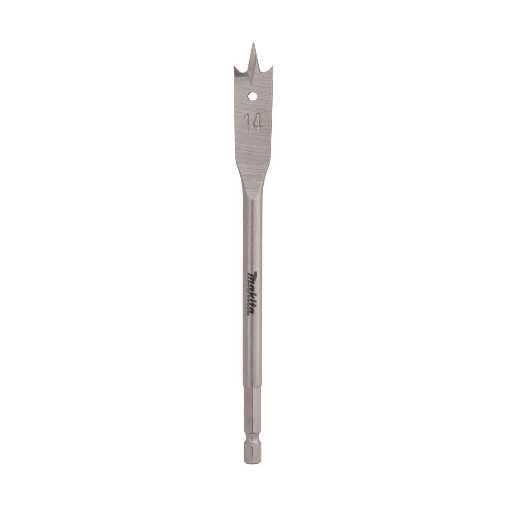 Makita 10 X 150Mm Flat Wood Spade Bit - 1/4 Hex E-17186