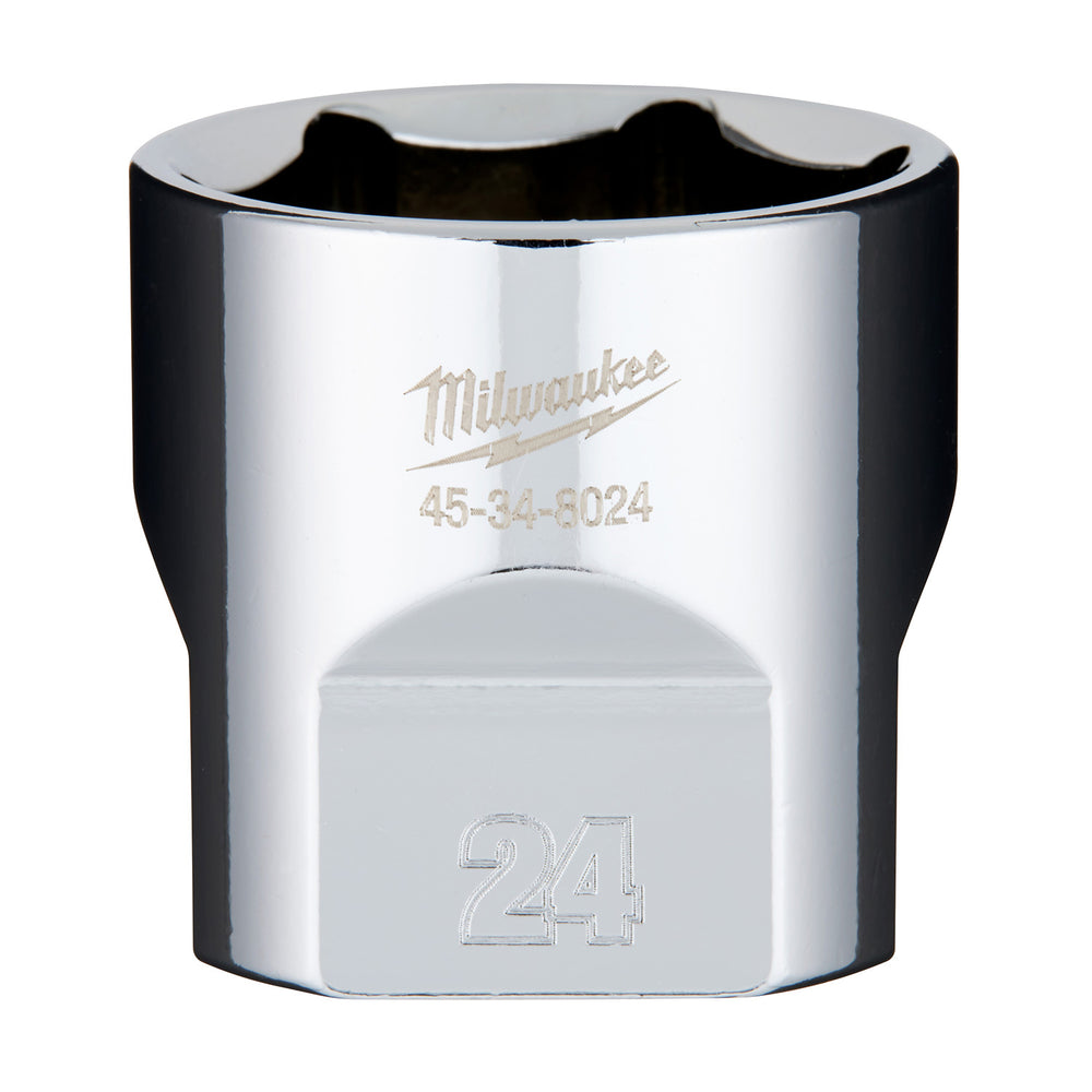 Milwaukee 24mm 3/8" Drive Socket Metric Standard 45348024