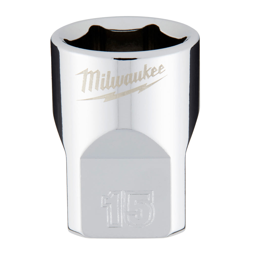 Milwaukee 15mm Metric Standard 3/8" Drive Socket 45349085