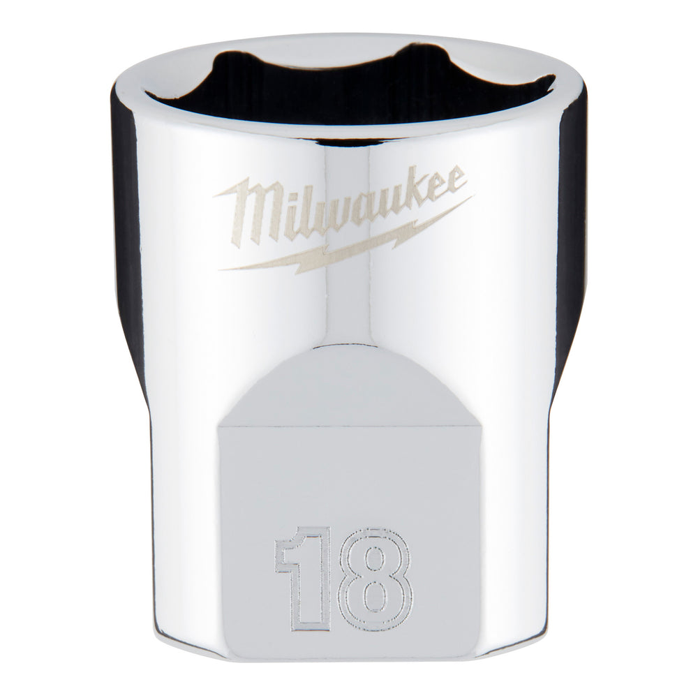 Milwaukee 18mm Metric Standard 3/8" Drive Socket 45349088
