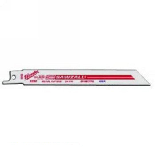 Milwaukee 5 Piece 150mm Bi-Metal Sawzall Blades 48005186