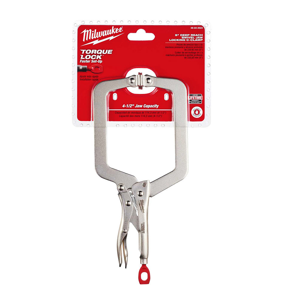 Milwaukee TORQUE LOCK 9" Deep Reach Swivel Jaw 48223523