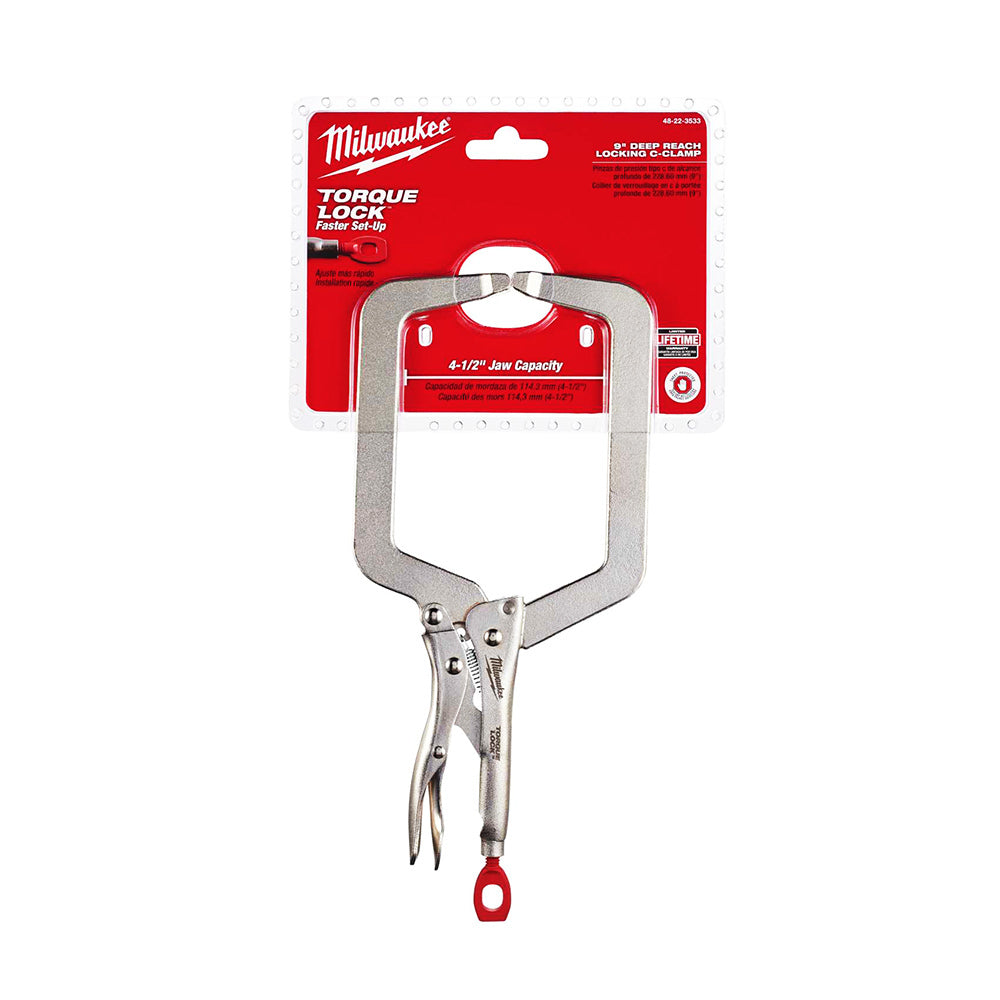 Milwaukee TORQUE LOCK 9" Deep Reach Reg Jaws 48223533