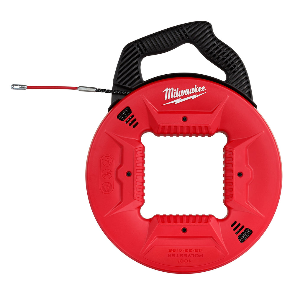 Milwaukee 30m (100') Polyester Metal Leader Fish Tape 48224195