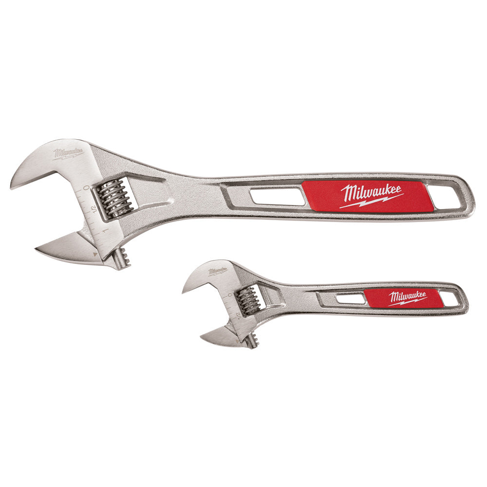 Milwaukee 6" and 10" Adjustable Wrench Set 48227400