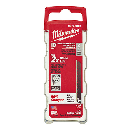 Milwaukee 9mm Precision 10 Pack 48229109
