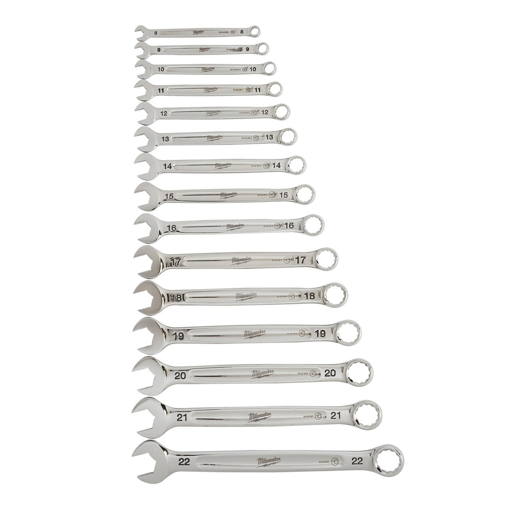 Milwaukee 15 Piece Combination Wrench Set - Metric 48229515