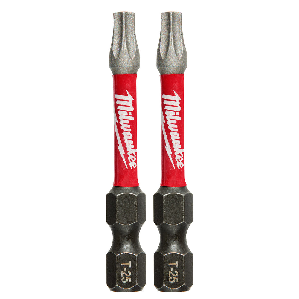 Milwaukee Torx T25 50mm (2") SHOCKWAVE Power Bit 2Pk 48324985