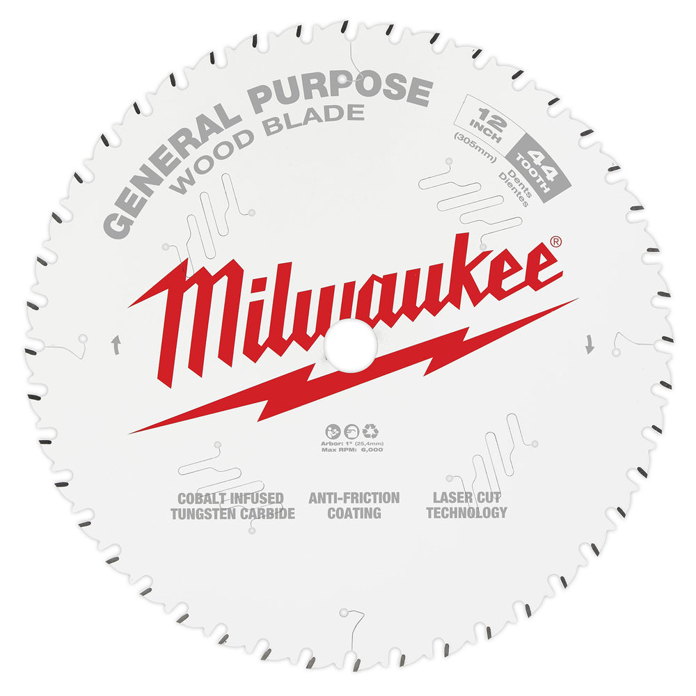 Milwaukee 12" 305mm 44T General Purpose Blade 48408220