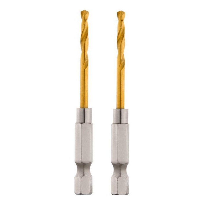 Milwaukee Shockwave 3mm Red Helix Titanium Drill Bit - 2 Pack 48894805
