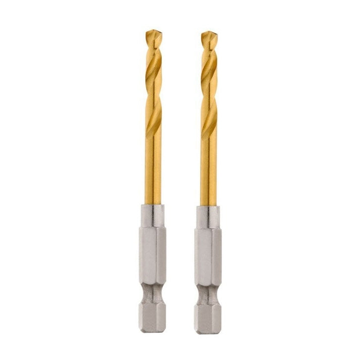 Milwaukee Shockwave 4mm Red Helix Titanium Drill Bit - 2 Pack 48894808