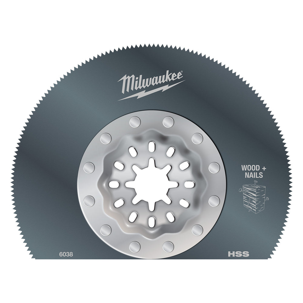 Milwaukee Starlock 89mm High Carbon Steel Metal Segmented Blade 48906038