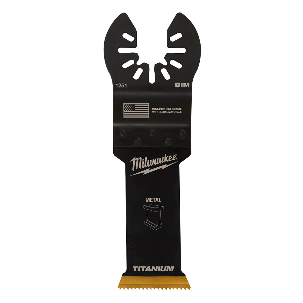 Milwaukee 28mm (1-1/8") Open-Lok Titanium Enhanced Bi-Metal Metal Blade 49251251
