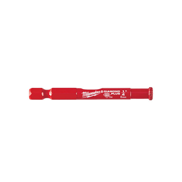 Milwaukee 1/4" 6mm Diamond Plus One-piece Hole Saw 49560505
