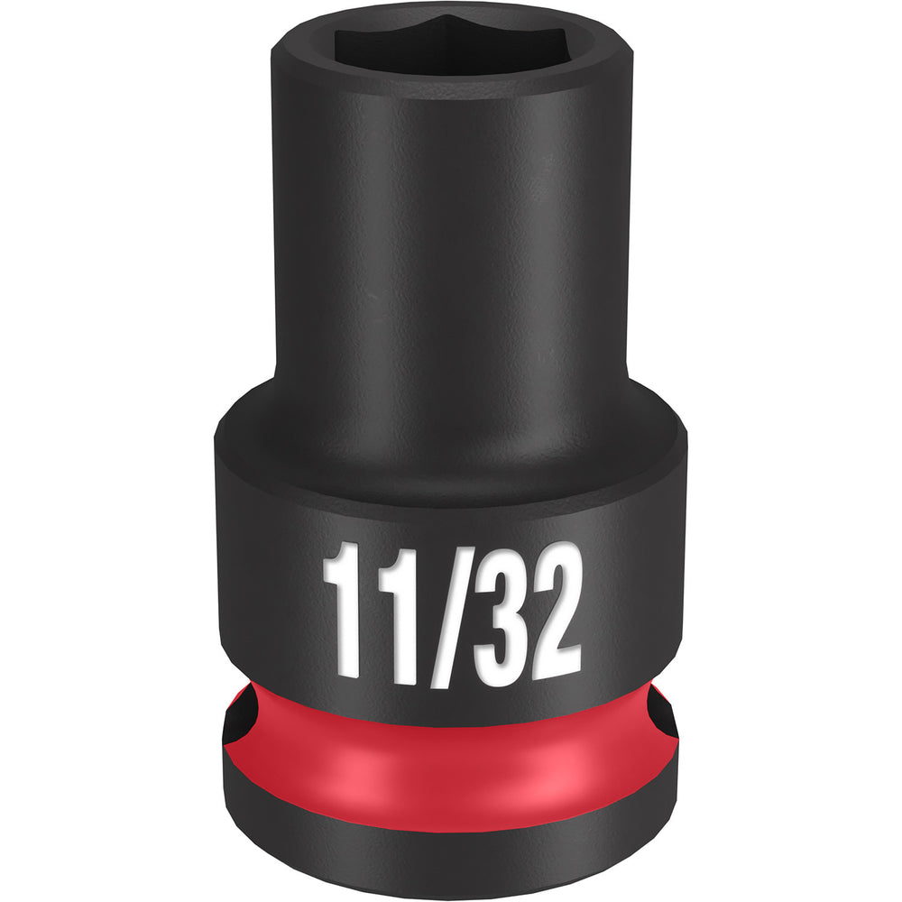 Milwaukee Shockwave 3/8" Drive 11/32" Standard 6 Point Impact Socket 49666103
