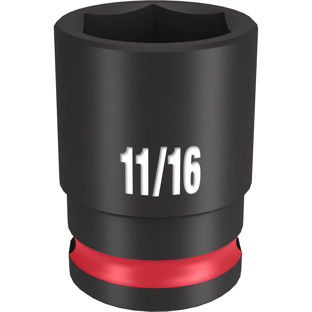 Milwaukee Shockwave 3/8" Drive 11/16" Standard 6 Point Impact Socket 49666109