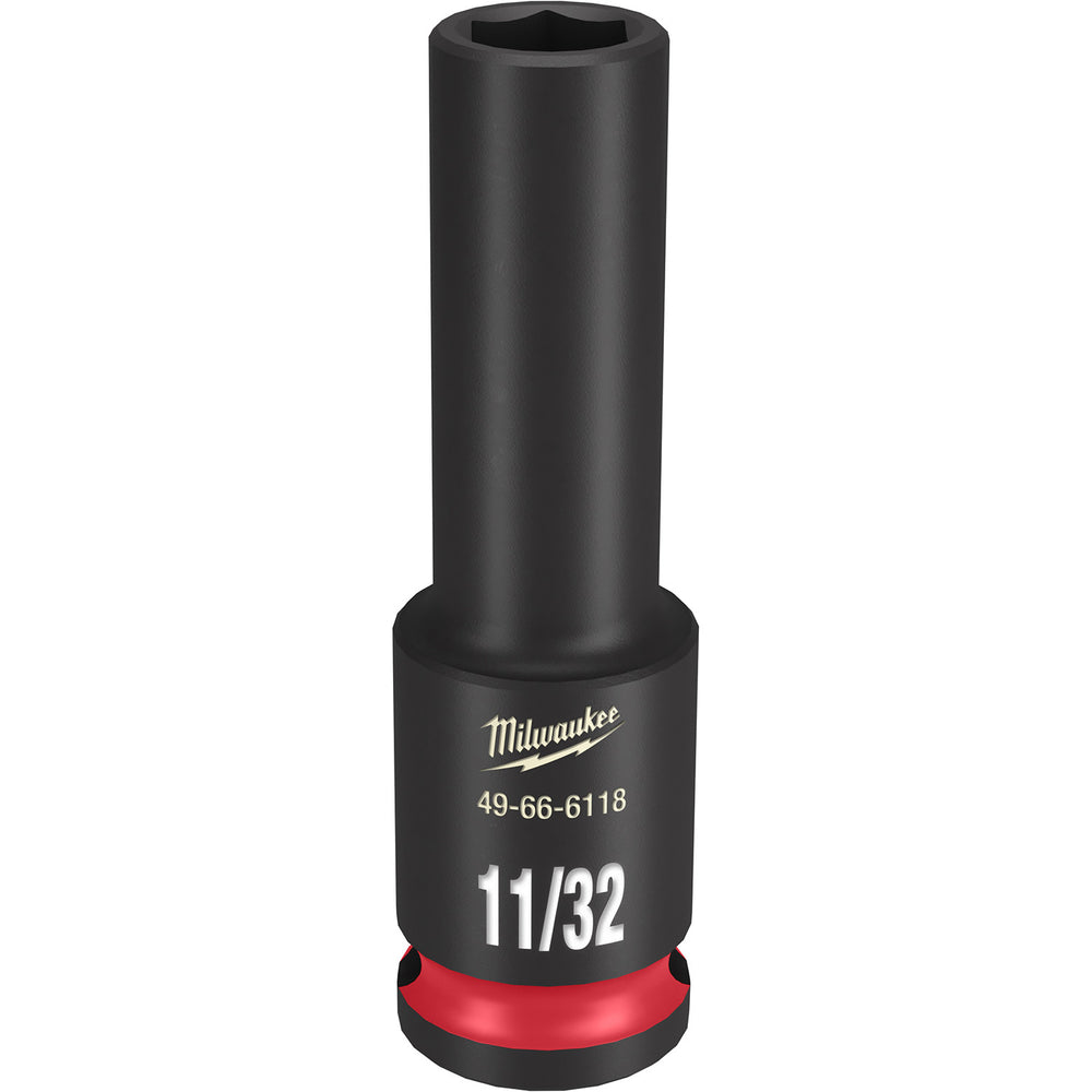 Milwaukee Shockwave 3/8" Drive 11/32" Deep 6 Point Impact Socket 49666118
