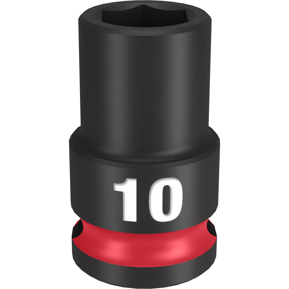 Milwaukee Shockwave 3/8" Drive 10mm Standard 6 Point Impact Socket 49666134