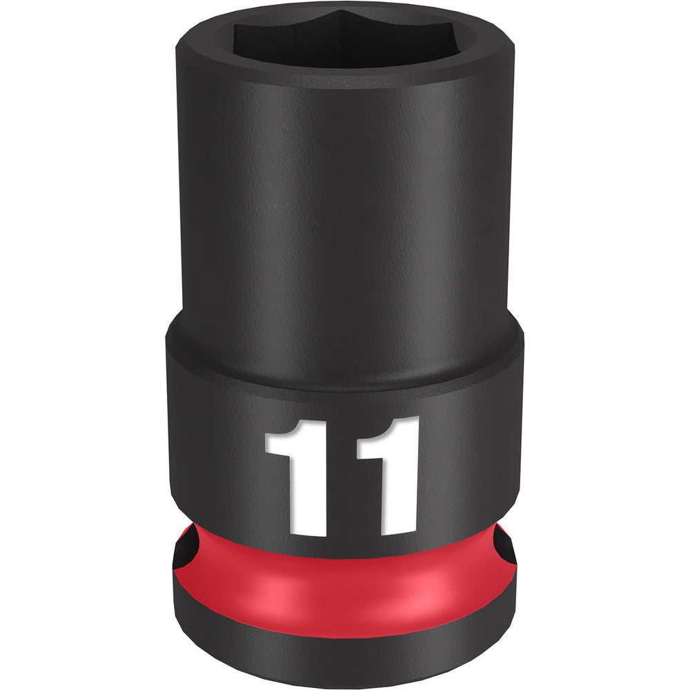 Milwaukee Shockwave 3/8" Drive 11mm Standard 6 Point Impact Socket 49666135