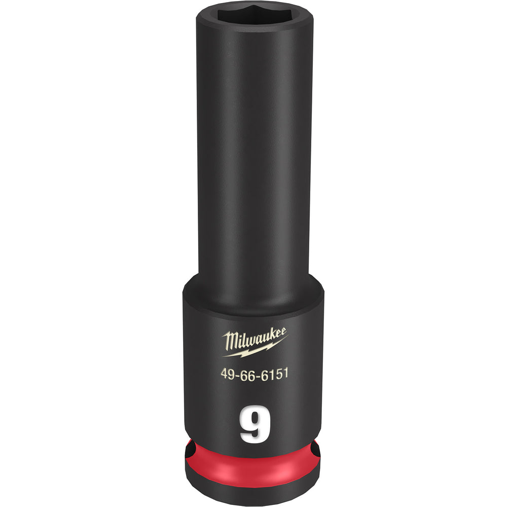 Milwaukee Shockwave 3/8" Drive 9mm Deep 6 Point Impact Socket 49666151