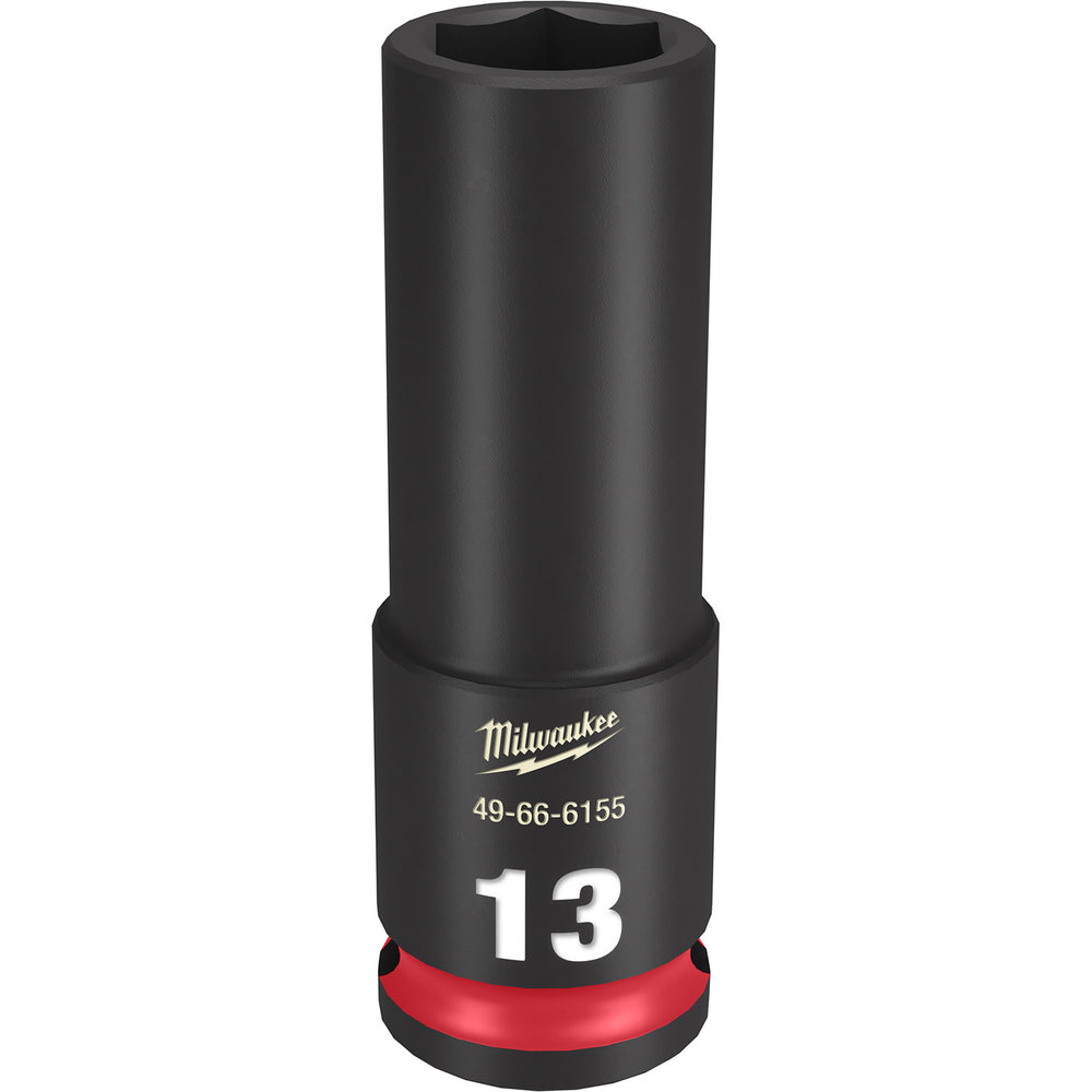 Milwaukee Shockwave 3/8" Drive 13mm Deep 6 Point Impact Socket 49666155