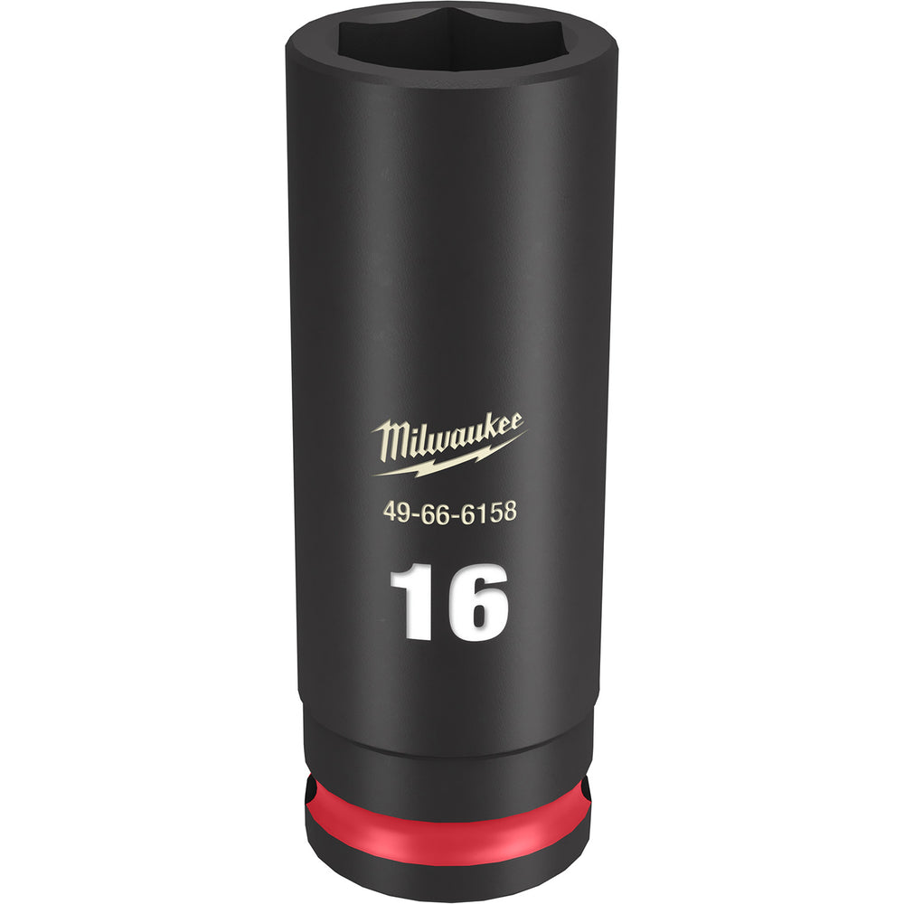 Milwaukee Shockwave 3/8" Drive 16mm Deep 6 Point Impact Socket 49666158